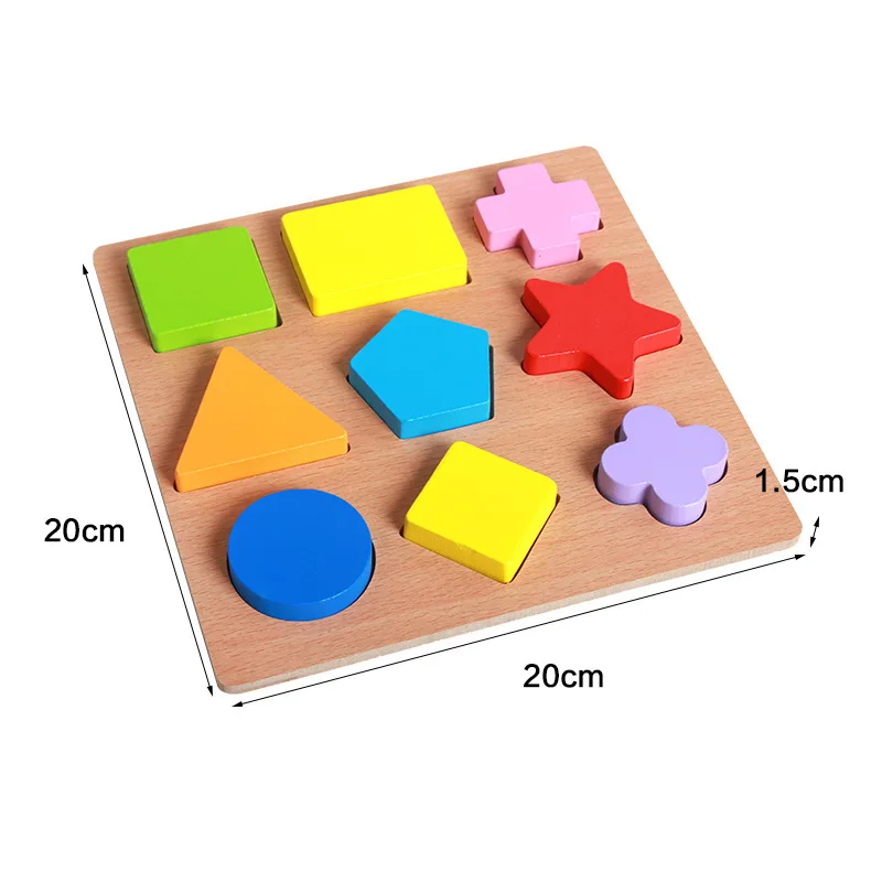 

Kids Baby Wooden Toys Puzzle Learning Geometry Puzzles Baby Toy Educational Toys For Children Baby Montessori Toys