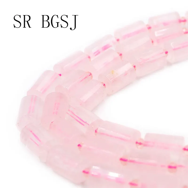 Бесплатная доставка 10x14 мм виды камней колонны трубки натуральный камень кварц