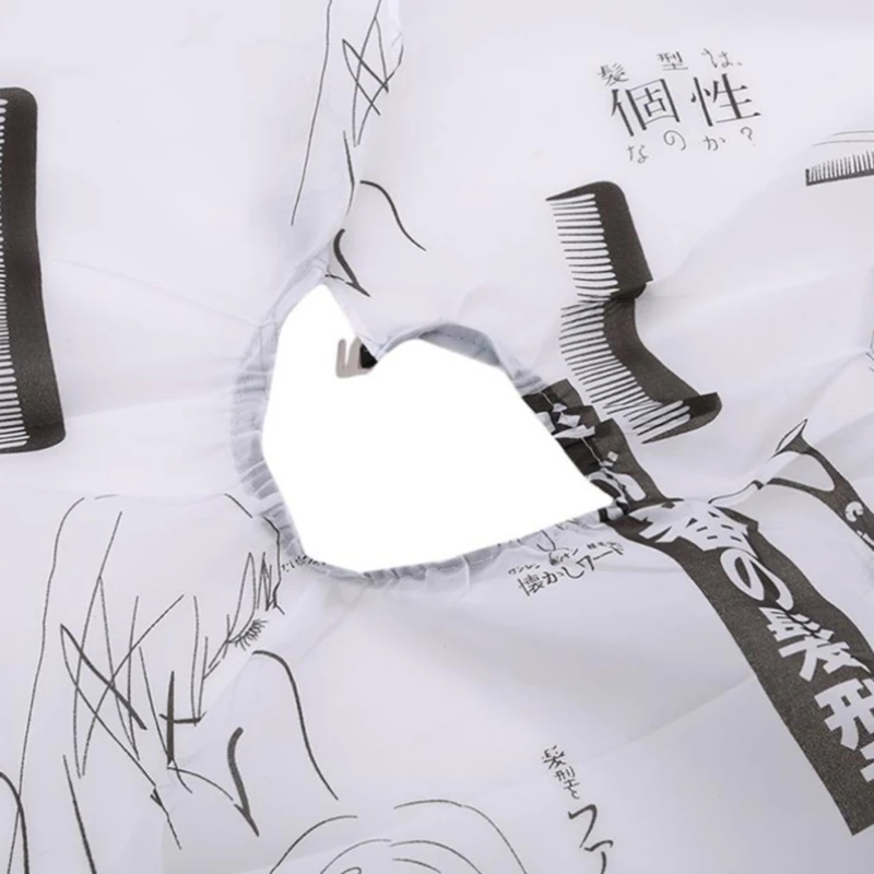 1 шт. накидка для стрижки волос кожаный зонтик Парикмахерская выпечка масло