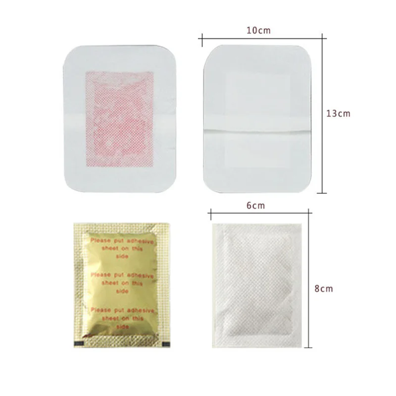 Патчи для ног Detox подушечки похудения против отеков имбиря потери веса