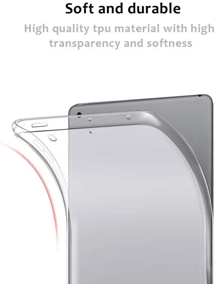 Case for iPad 7 2019 10.2 Shockproof Silicon TPU Gel Transparent New Apple Tablet Funda Capa Cover | Компьютеры и офис