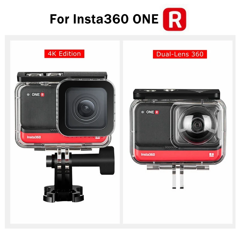 Водонепроницаемый корпус для Insta360 ONE R 40 м защитный чехол дайвинга 4K