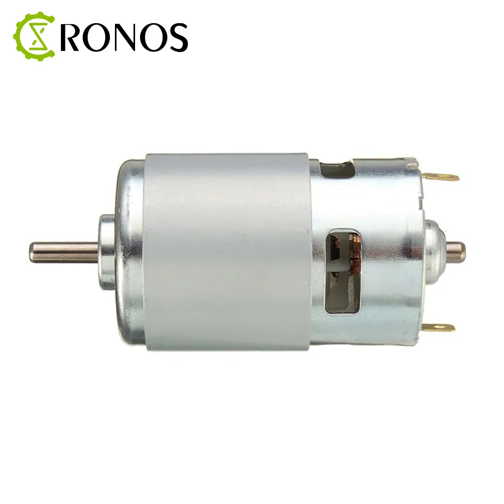 775 DC Мотор DC 24V 10000 RPM шарикоподшипник большой крутящий момент высокой мощности Низкий уровень шума Горячая электронный компонентный двигатель