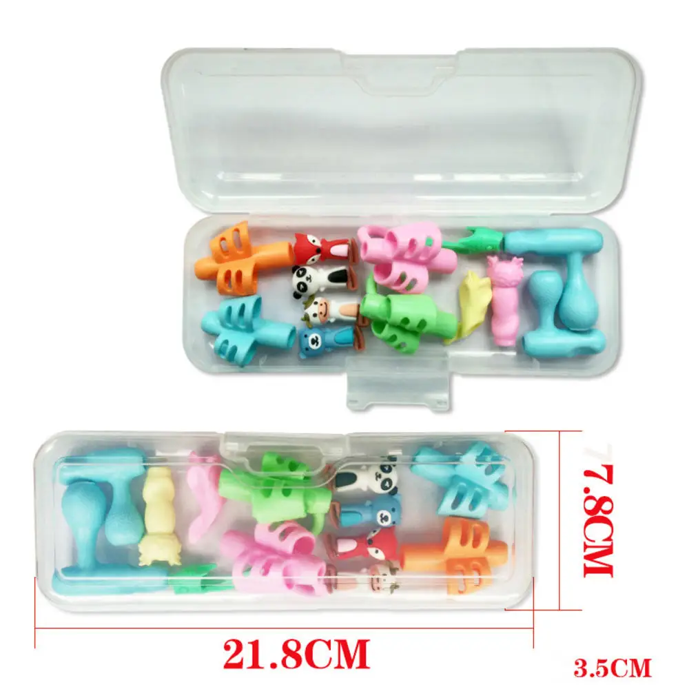 

16pcs Pencil Holder Grip Children Cute Pen Handle Rod HandWriting Aid Guide Hold Pen Posture Correction For Kids Gift Stationery