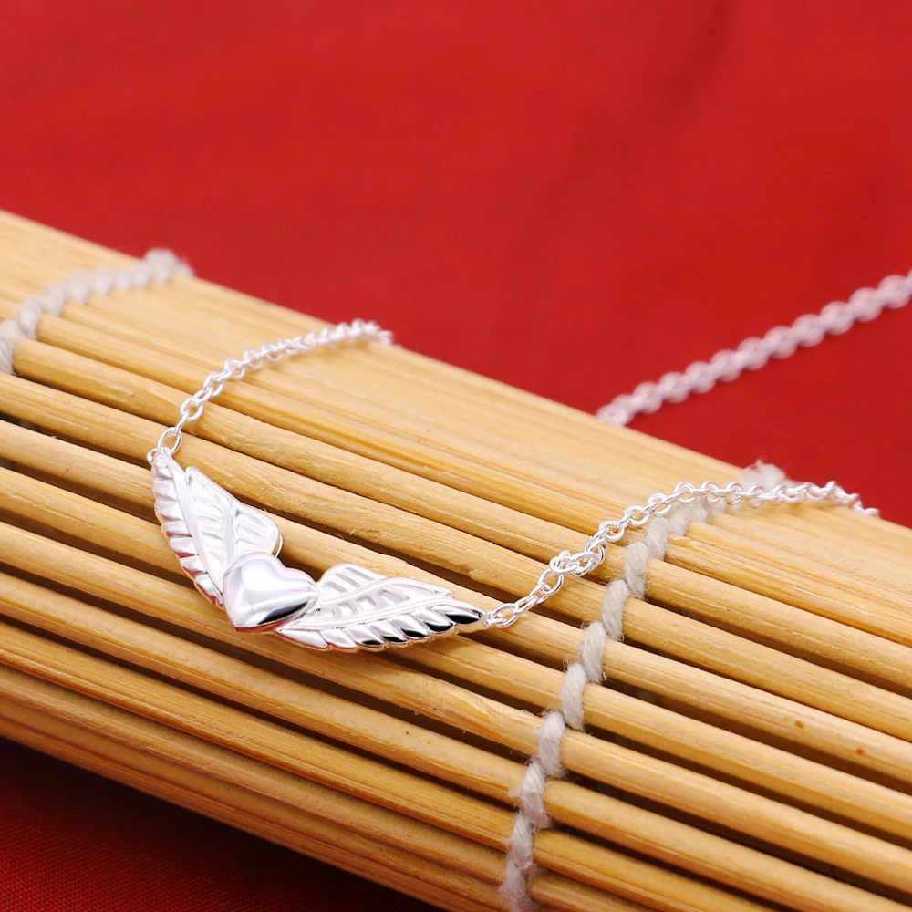 Богемное простое новое ожерелье из натурального серебра женская изысканная