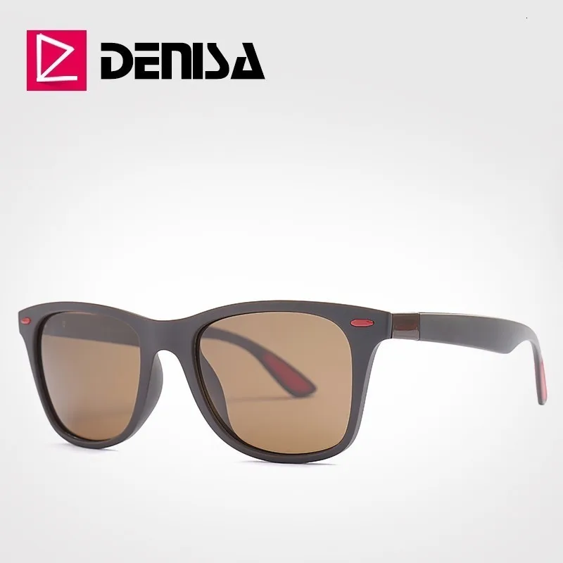 DENISA Double 11 Лучшие продажи поляризованные солнцезащитные очки ультралегкие TR90