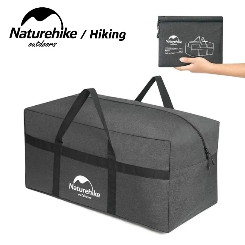 

Naturehike 45L/100L Outdoor Camping Equipment Storage Bag Folding Large Capacity Outdoor Ultralight Hike Durable Bag Duffel Bags