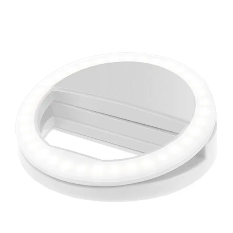 

Selfie Fill Ring Light for Phone Camera Photography Video, BatteryPowered Clip
