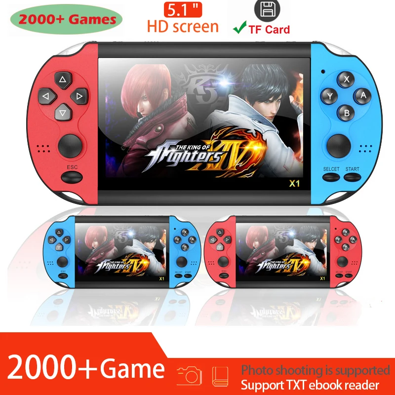 Игровая консоль Mecool X12 портативная игровая с двойным джойстиком экран 5 1 дюйма