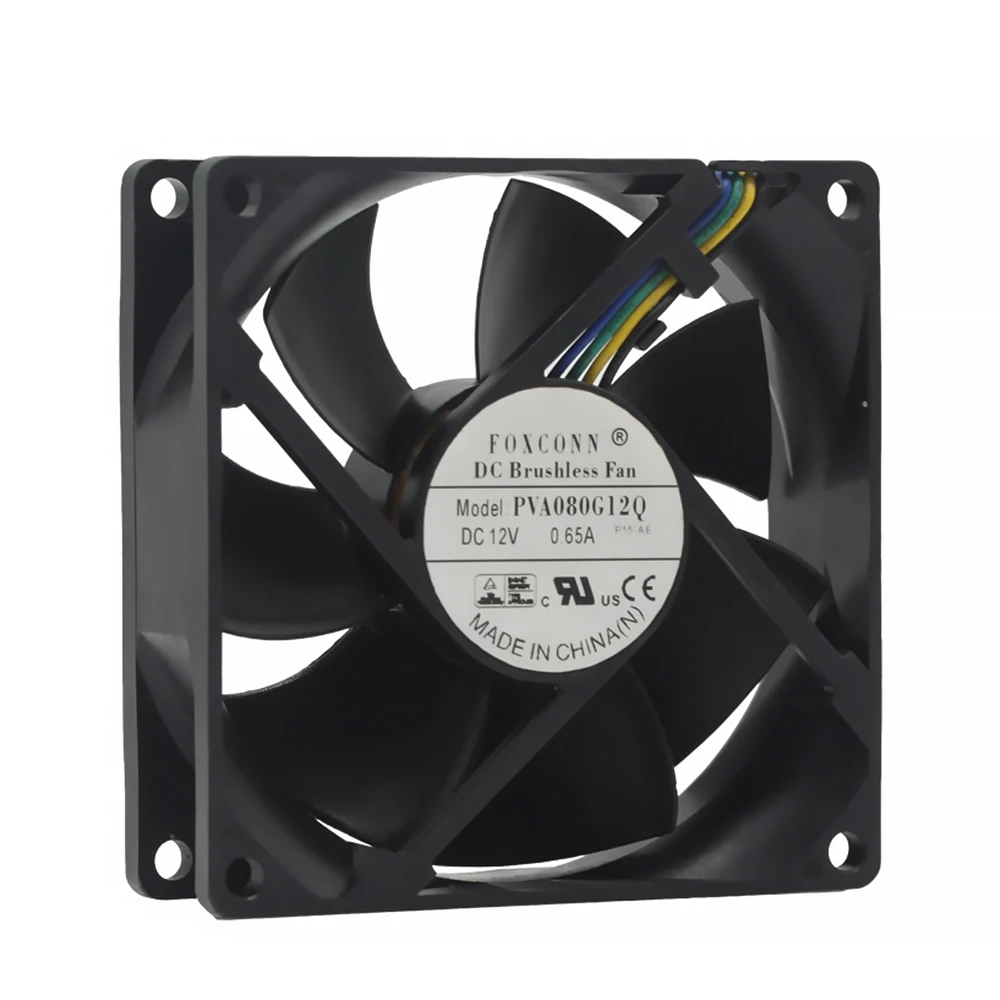 Для foxconn 8025 80 мм x 25 PVA080G12Q PWM кулер вентилятор охлаждения 12V 0.65A 4 провода 4Pin