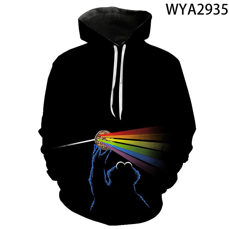 

Fashion Cookie Monster Party 3D Printed Hoodies Cool Sweatshirts Men Women Children Fashion Pullover Boy Girl Kids Hoody Jacke