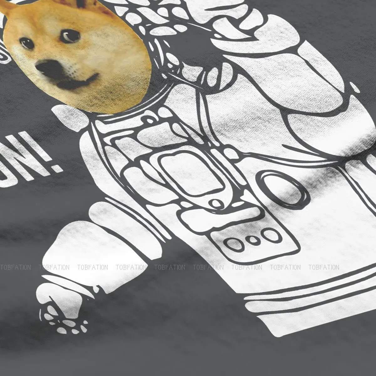 Dogecoin DOGE криптовалюты блокировка футболка для женщины девушки астронавт юмор