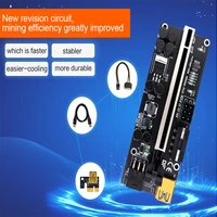 1pcs newest ver009 usb 3 0 pci e riser ver009c plus extender riser card adapter sata 1pin to 16pin power cable dropshipping