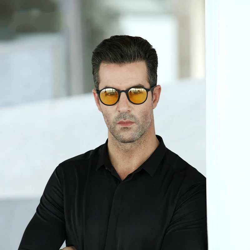 Лучшие продажи мужские Поляризованные круглые женские солнцезащитные очки