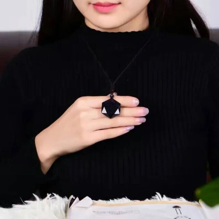 Синий Песок камень звезда Подвеска ожерелье кулон кристалл ручной работы