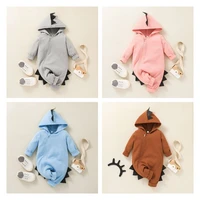 spring autumn cartoon baby hoodie outfits rompers cotton zipper baby rompers newborn one pieces infant costume 0 24 months
