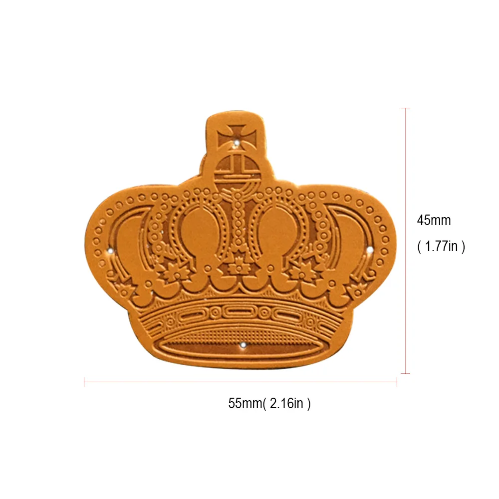 Товары для рукоделия ярлыки из искусственной кожи с короной ручной работы обуви