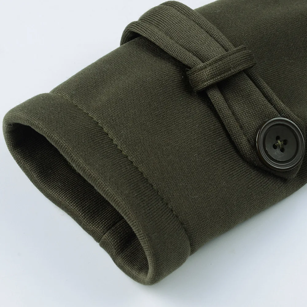 Женское пальто большого размера 6XL осенне зимнее плотное женское длинное с