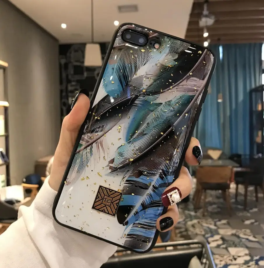 Soft Silicone For iPhone 7 Case XS Max Cover Glitter XR 6 6s 8 Plus X |