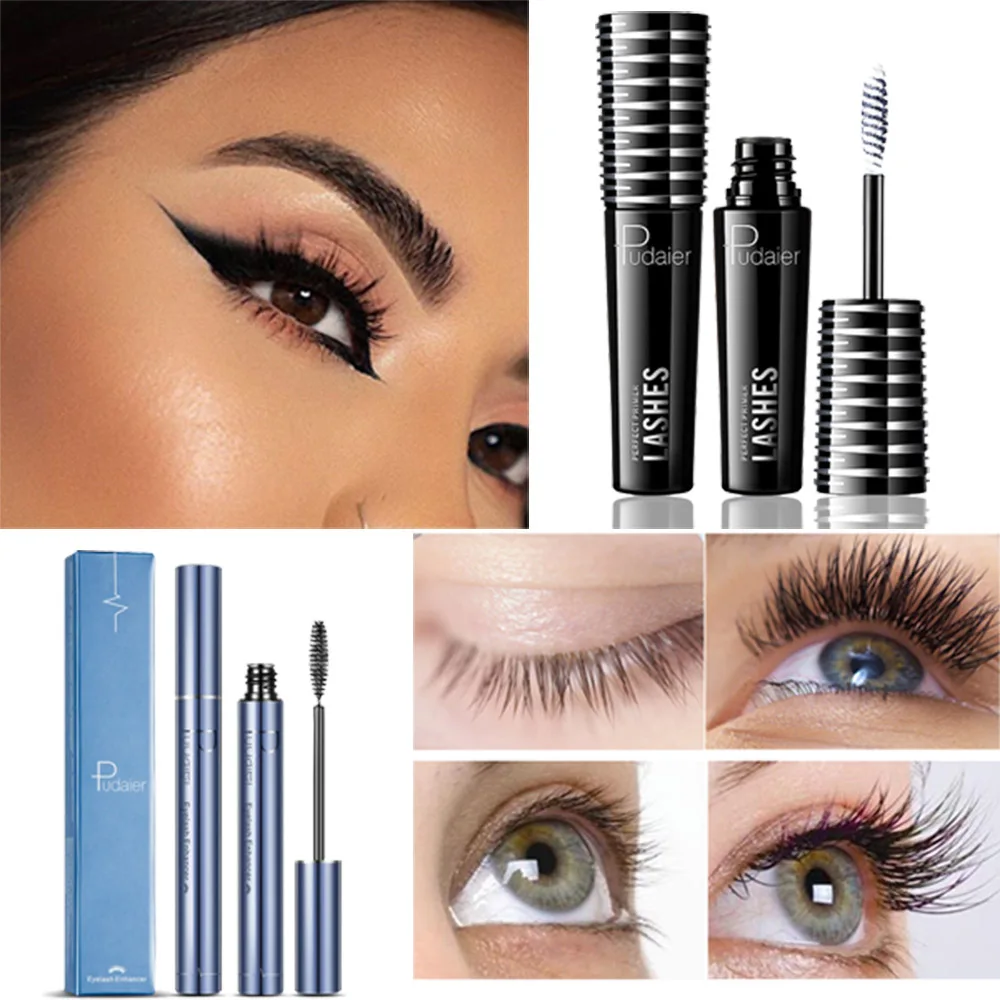 Pudaier завивка волоконная кисть для туши крем Профессиональный удлинение праймер