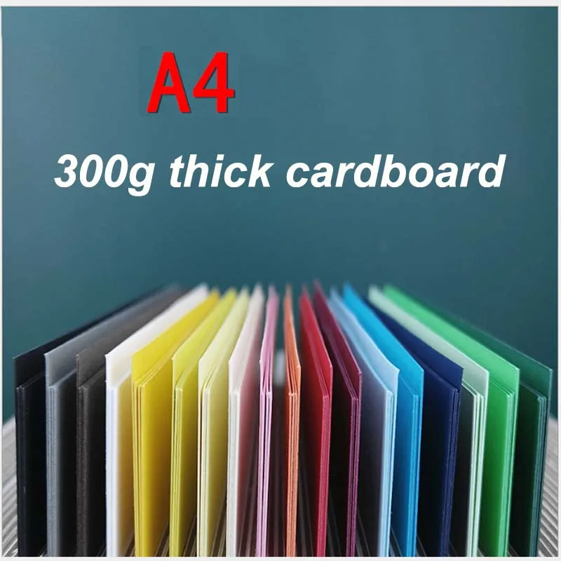 

A4 300g Thick Hard Cardboard Cutting Paper Origami DIY Greeting Card Photo Album Card Scrapbook Materials Drawing Decor Paper