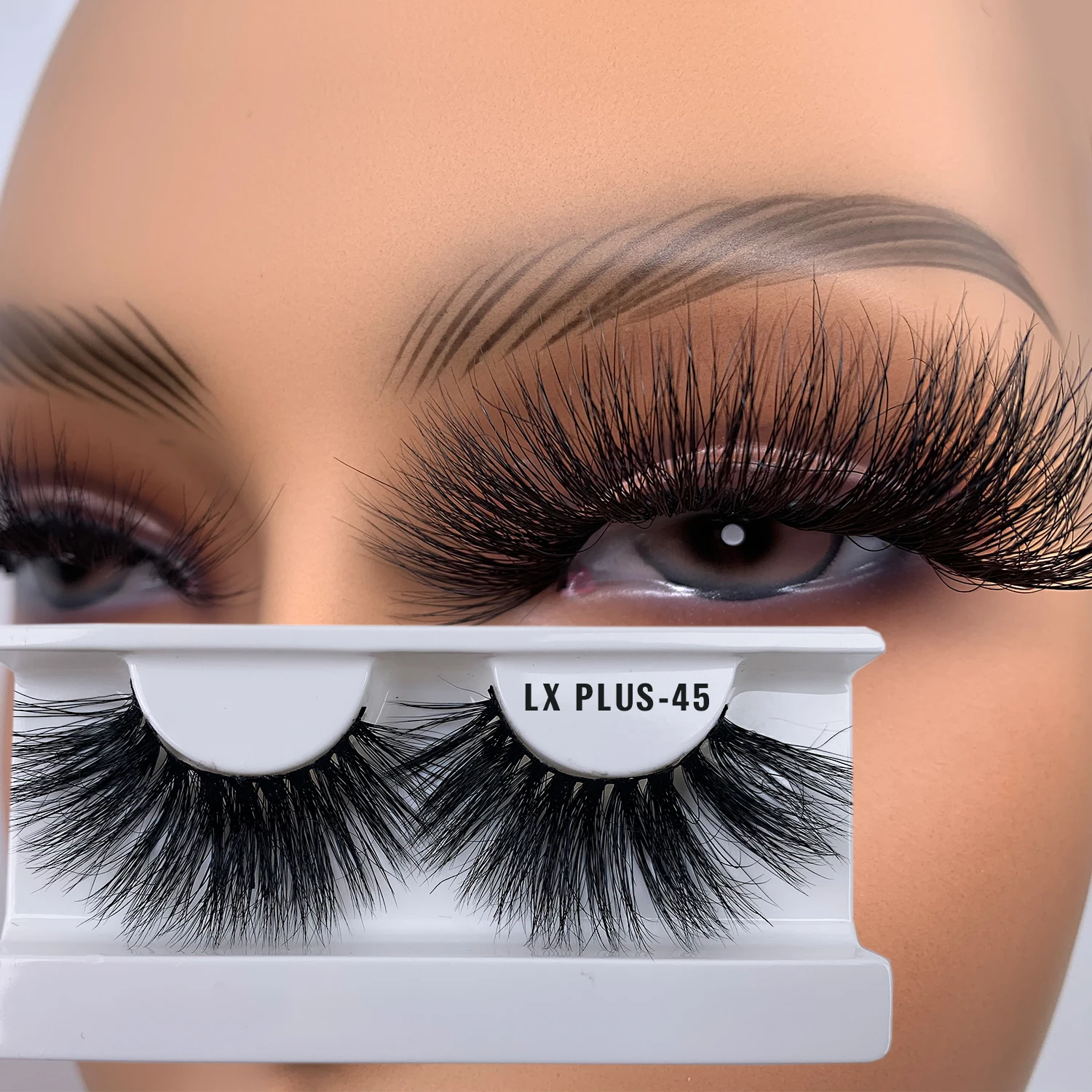 Пушистые норковые ресницы TDANCE 25 мм драматические густые объемные натуральные