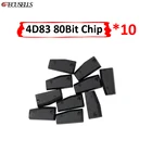 Пустой керамический транспондерный чип 4D63 ID83, 80 бит, 10 шт.лот, Автомобильный ключ, чип для Ford Focus, Mazda, Lincoln, для моделей