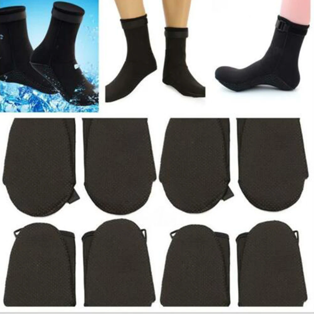 1pair 3mm Men Women Warm Full Foot Spring Swimming Snorkeling Elastic Outdoor Comfortable Anti Slip Surfing Diving Socks Soft |
