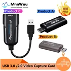 Карта захвата видео 3,0 P HDMI, совместимая с USB 1080