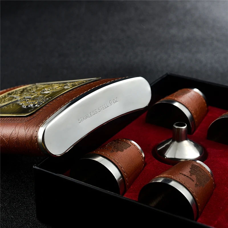 Фляга в стиле милитари из нержавеющей стали| |