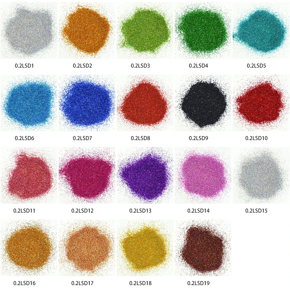 Тонкий голографический блеск 50 грамм 22 цвета ультратонкий черный | 0 2 мм