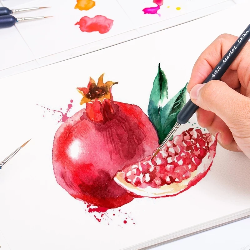 Цельнокроеное платье Краски щетка миниатюрный деталь тонко пишущие Nail Art кисти