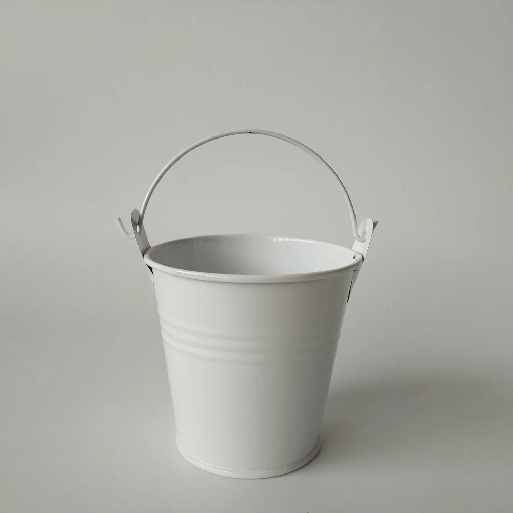 Мини-кастрюли для суккулентов металлические ведра подставка свадебных цветов 20