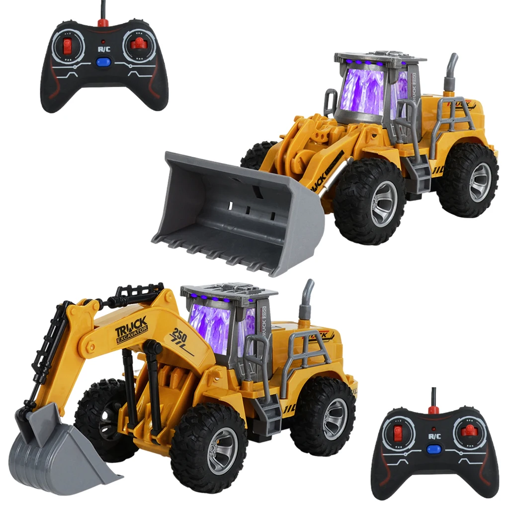 

Миниатюрный инженерный Радиоуправляемый автомобиль 5 каналов с подсветкой и тяжелыми шинами детские игрушки подарки на день рождения для м...