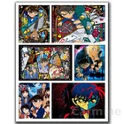 Вышивка 5D алмазная вышивка своими руками Детектив Конан аниме украшение для дома круглая и квадратная мозаика ручная работа