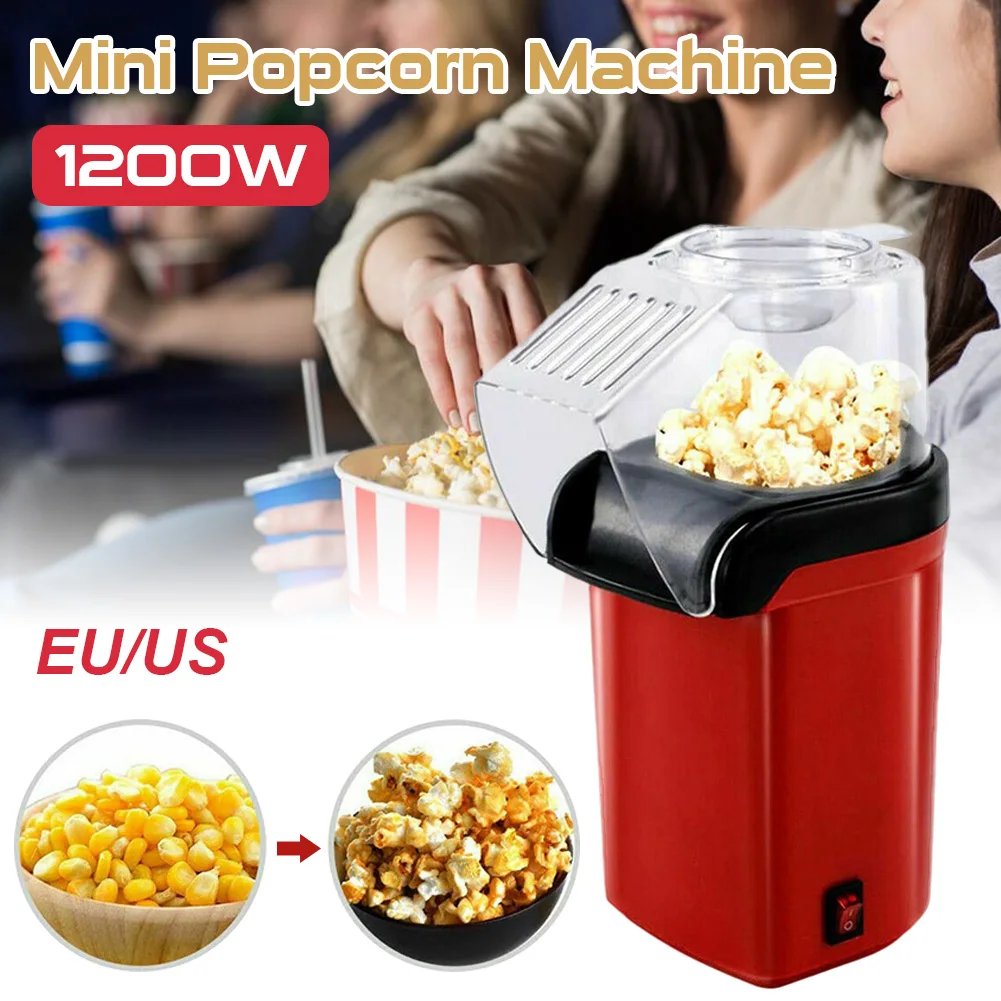 

Mini Household Healthy Hot Air Oil-free Popcorn Maker Corn Popper Electric Corn Popcorn Maker Household Automatic Movie Snack