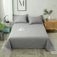 bed sheet pure cotton solid color bed linen cotton plain quilt single piece 1 5m1 8 meters dormitory single double home textile