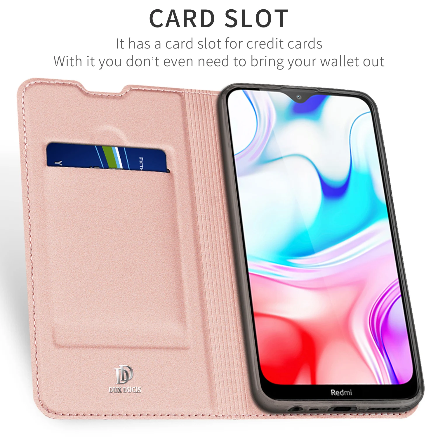 Чехол книжка для Xiaomi mi Red 8 чехол кошелек с подставкой из искусственной кожи и ТПУ