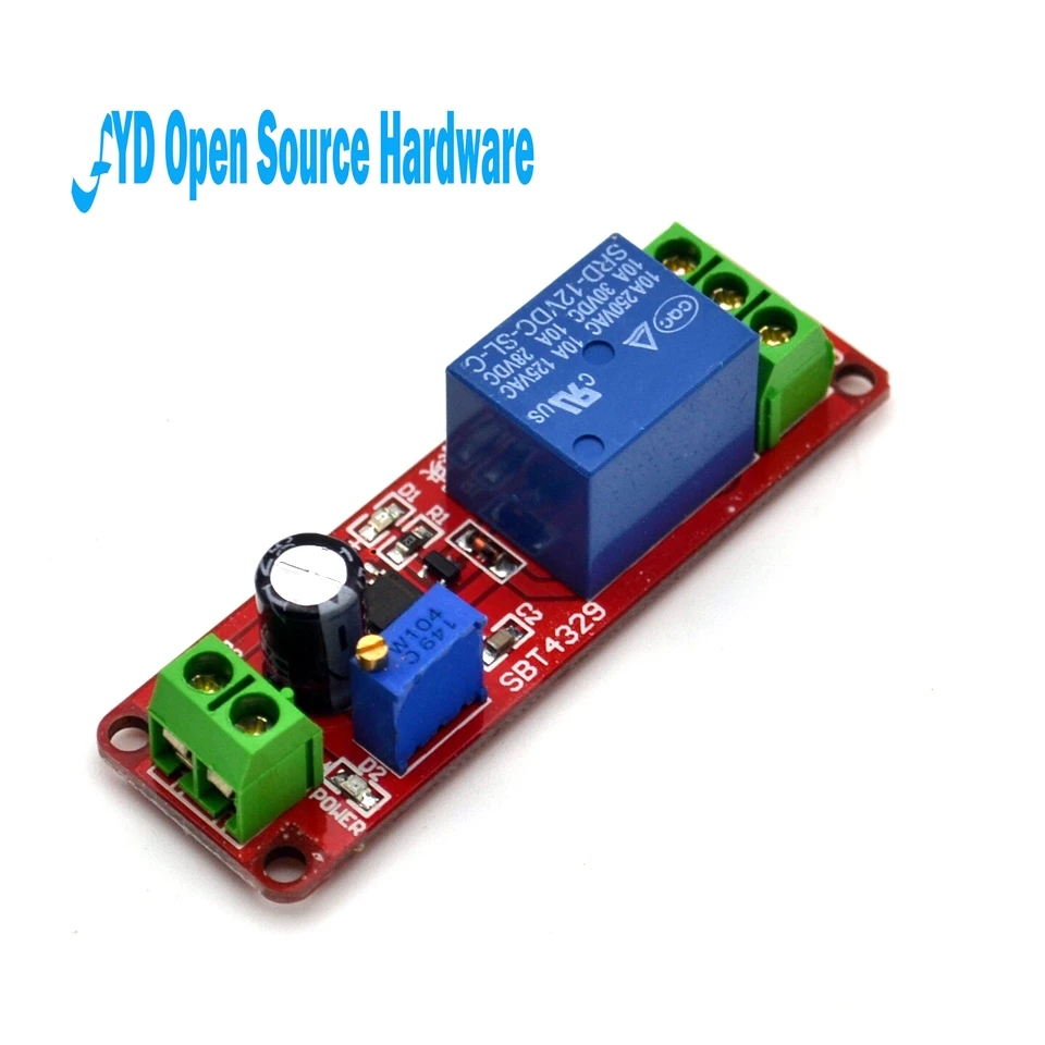 NE555 модуль задержки и моностабильный переключатель Задержка