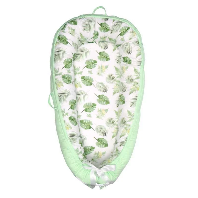 

Portable Baby Nest Bed Crib Travel Nursery Sleep Nest Cradle Baby Bassinet Children's Bumper Crib