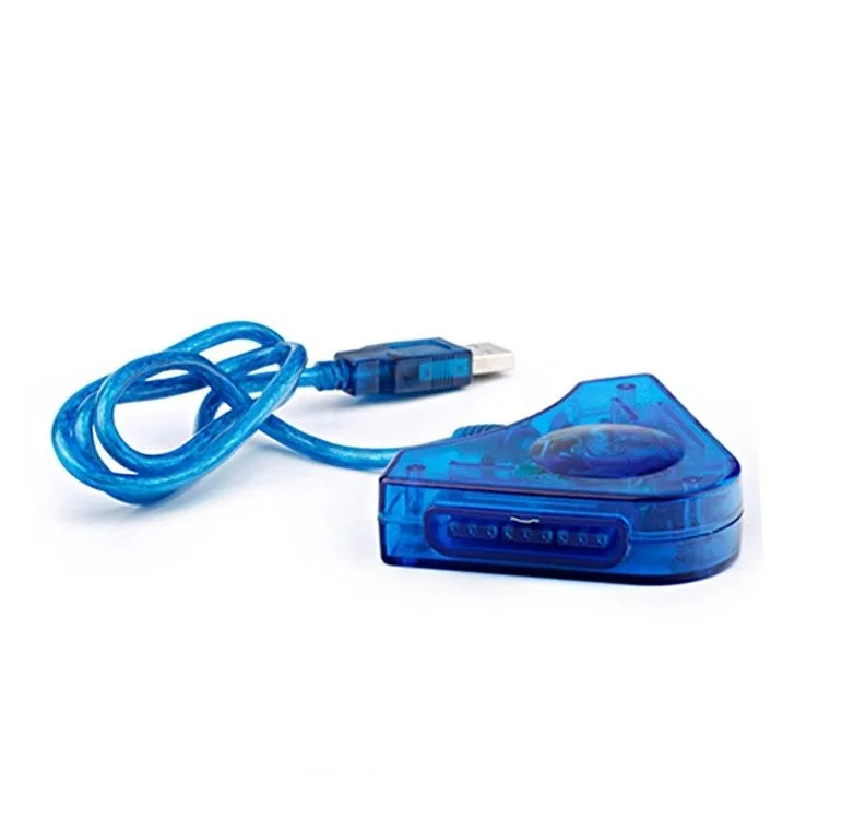 Новый джойстик USB двойной плеер конвертер адаптер кабель для PS2 геймпад Playstation