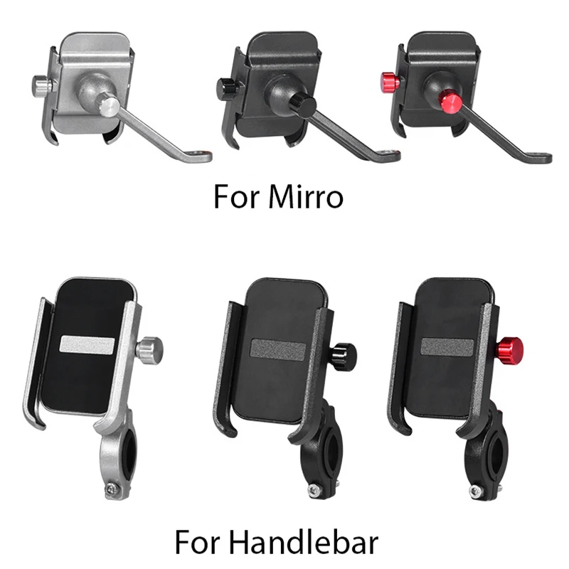smoyng aluminum alloy bicycle motorcycle phone holder stand adjustable support moto bike handlebar mirro mount for iphone xiaomi free global shipping