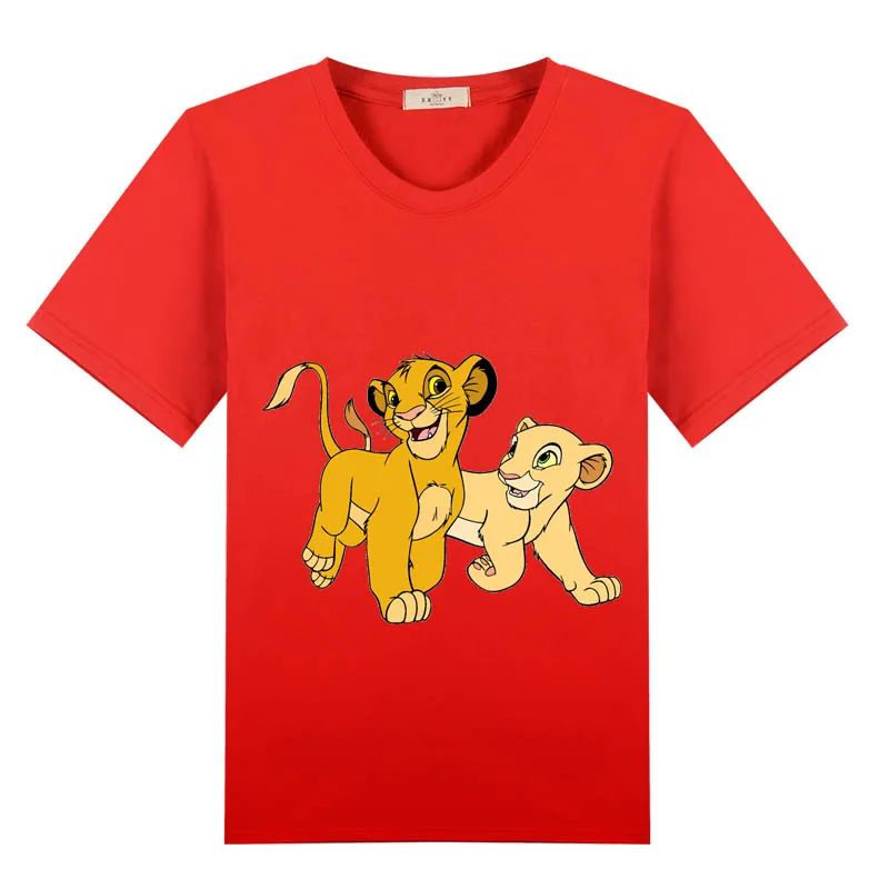 9 Новое поступление Аниме Лев Simba ребенок черный футболки из хлопка для мальчиков и девочек 4 6 8 10 12 лет - Цвет: 9