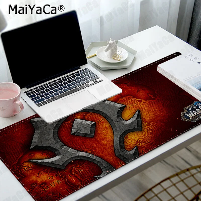 

World of warcraft logo large/small Pad to Mouse Game Size for 300x700x2mm large Edge Locking Game Keyboard Pad for Gamer