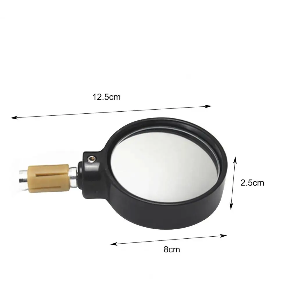 

2Pcs Rearview Mirrors Replacement Anti-scratch Compact Motorcycle Handlebar Rear Mirrors for Motorbikes