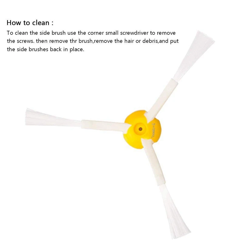 

For iRobot Roomba 880 980 860 960, 10pcs Roomba HEPA Filters & 5pcs Roomba Side Brushes Roomba Robotics Vacuum Cleaners Accessor