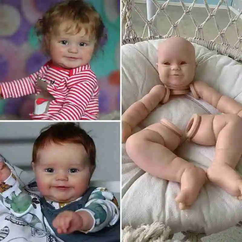 

22inches Popular Rebirth Kit Maddie Very Soft Color Real DIY Unpainted Parts Dropshipping Lifelike To W5E2