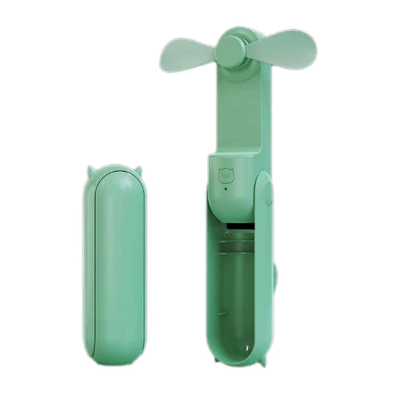 

Portable Handheld Fan Power Bank&Charging Base Battery Operated Personal Fan Rechargeable and Foldable