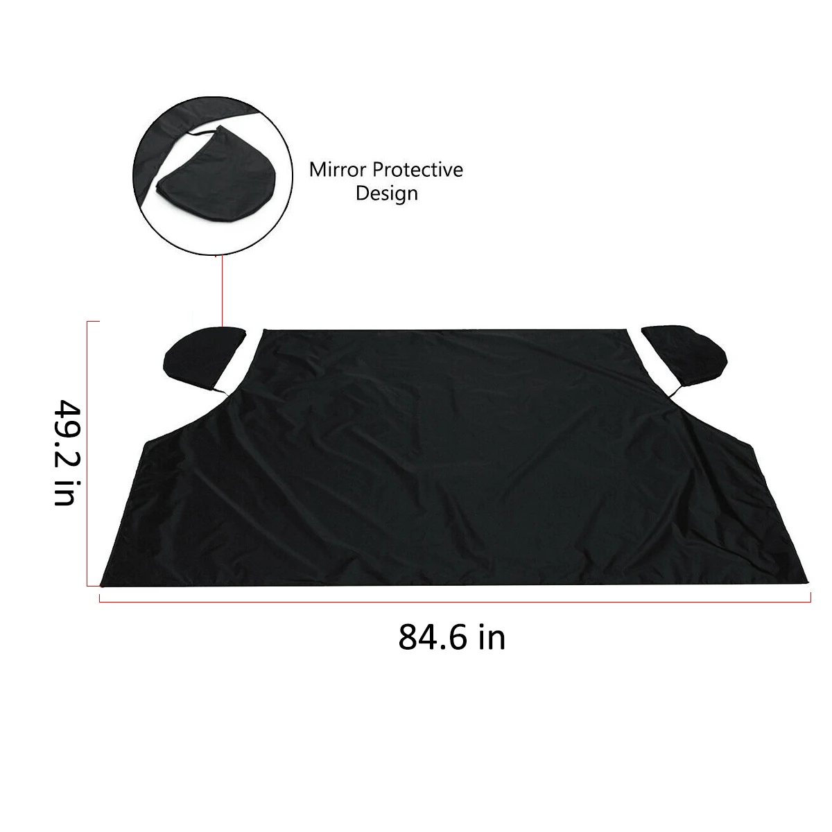 

Car Waterproof Frost Guard Winter Windshield Snow Cover Front Window Windscreen Magnetic Protector Covers Fits Universal Car