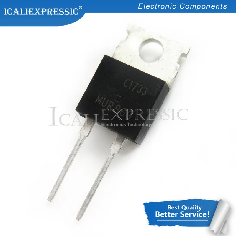 10 шт. MUR860G MUR860 U860-220 8A 600V новый оригинальный в наличии | Электронные компоненты и
